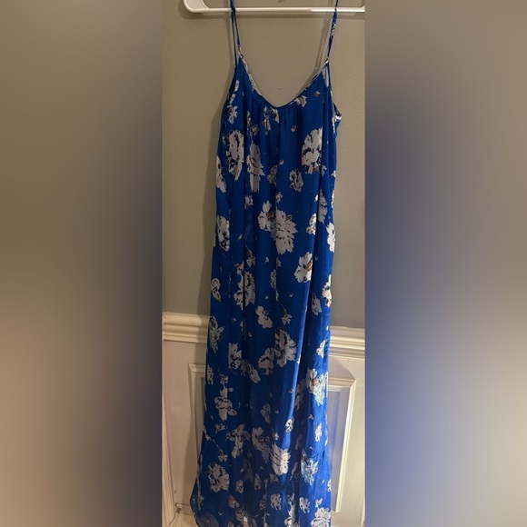 Zara Trafaluc Blue Maxi A-Line Skirt for Resort Wear - Picture 2 of 5